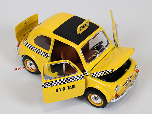 フィアット500タクシー（イエロー） - アメリカン＆カントリー雑貨の